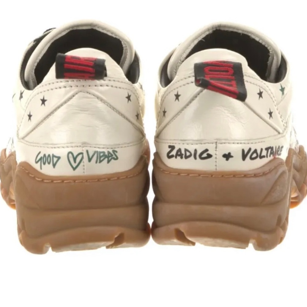 Leather sneakers by Zadig Voltaire size 36 excellent condition - Picture 4 of 5